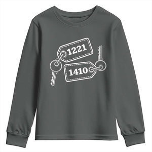 Room Numbers Team Hollanov Youth Sweatshirt LGBT Romance Hockey Fan TS10 Dark Heather Print Your Wear