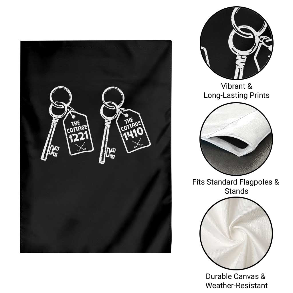 Room Numbers Team Hollanov Garden Flag LGBT Romance Hockey Fan Im Coming To The Cottage TS10 Print Your Wear