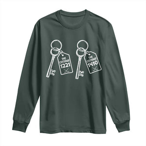 Room Numbers Team Hollanov Long Sleeve Shirt LGBT Romance Hockey Fan Im Coming To The Cottage TS10 Dark Forest Green Print Your Wear