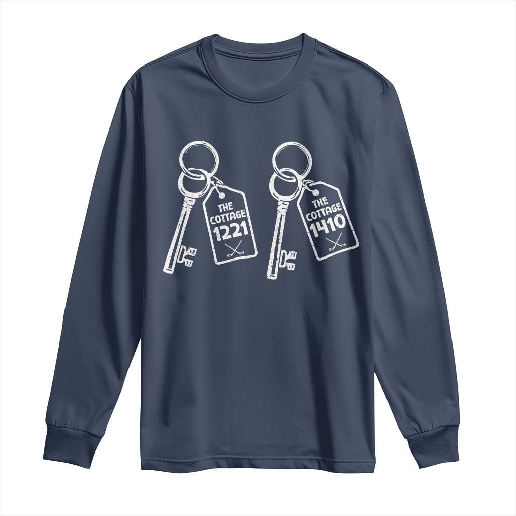 Room Numbers Team Hollanov Long Sleeve Shirt LGBT Romance Hockey Fan Im Coming To The Cottage TS10 Navy Print Your Wear
