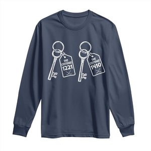 Room Numbers Team Hollanov Long Sleeve Shirt LGBT Romance Hockey Fan Im Coming To The Cottage TS10 Navy Print Your Wear