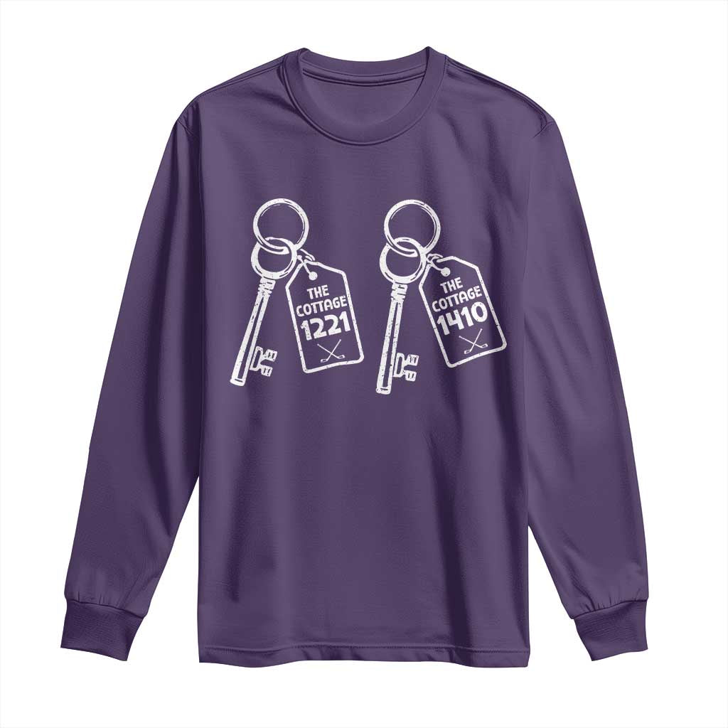 Room Numbers Team Hollanov Long Sleeve Shirt LGBT Romance Hockey Fan Im Coming To The Cottage TS10 Purple Print Your Wear