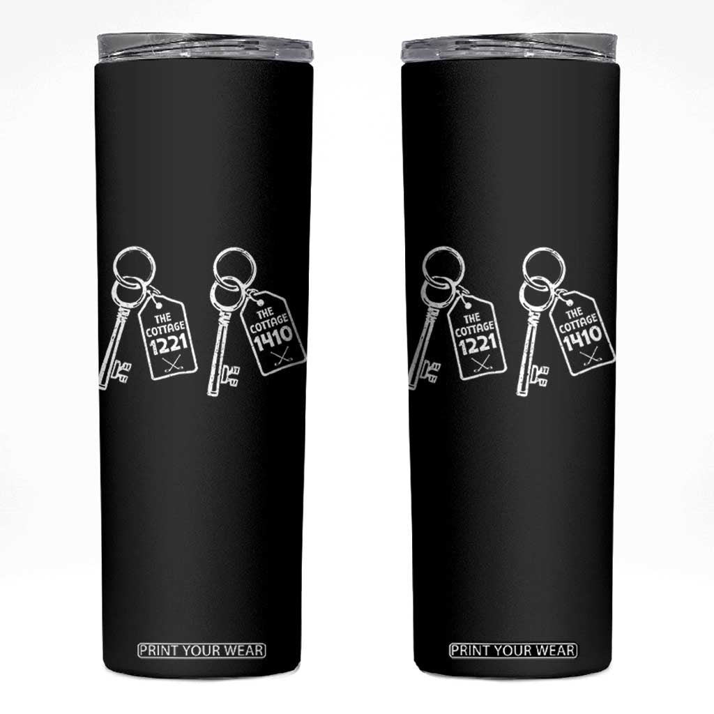 Room Numbers Team Hollanov Skinny Tumbler LGBT Romance Hockey Fan Im Coming To The Cottage TS10 Black Print Your Wear