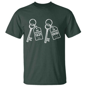 Room Numbers Team Hollanov T Shirt LGBT Romance Hockey Fan Im Coming To The Cottage TS10 Dark Forest Green Print Your Wear