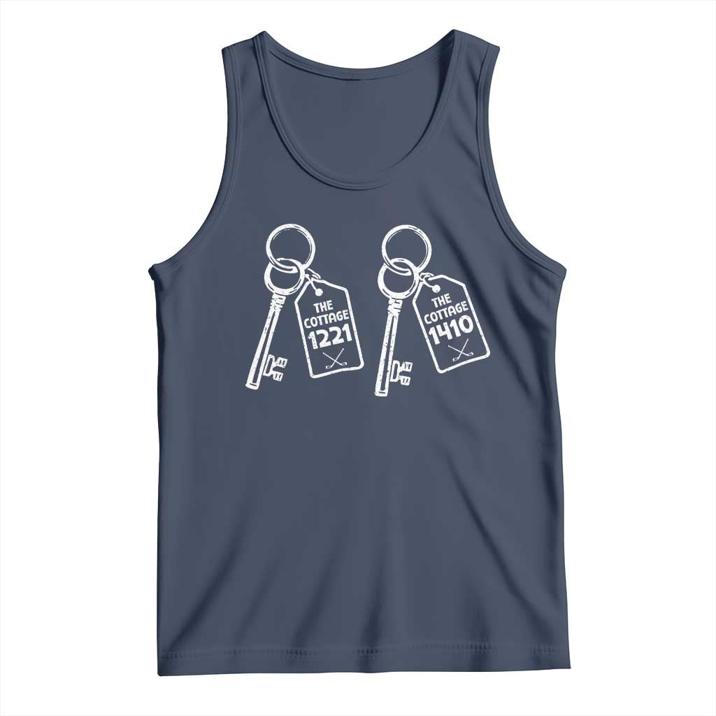 Room Numbers Team Hollanov Tank Top LGBT Romance Hockey Fan Im Coming To The Cottage TS10 Navy Print Your Wear