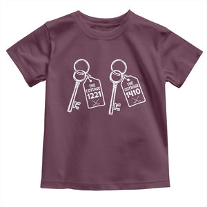 Room Numbers Team Hollanov Toddler T Shirt LGBT Romance Hockey Fan Im Coming To The Cottage TS10 Maroon Print Your Wear