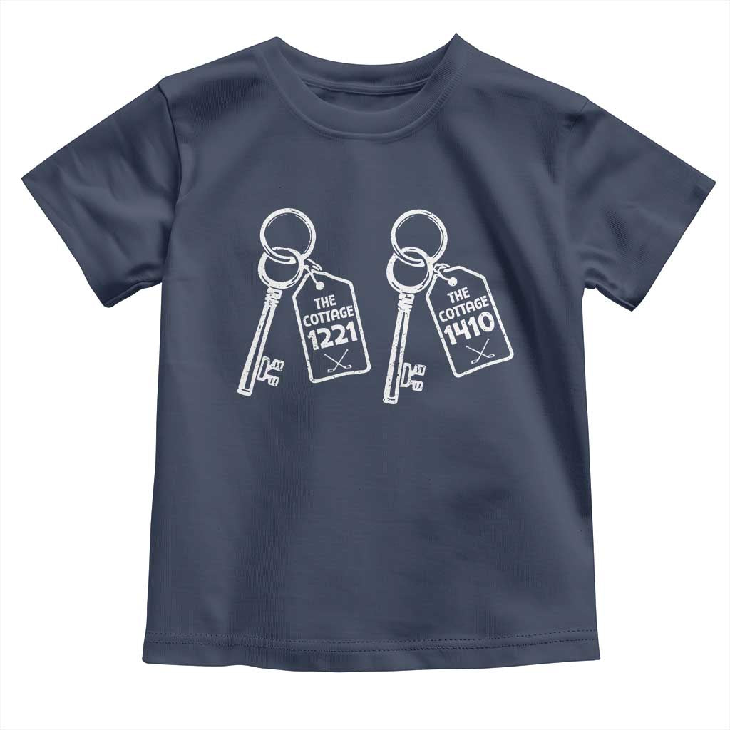 Room Numbers Team Hollanov Toddler T Shirt LGBT Romance Hockey Fan Im Coming To The Cottage TS10 Navy Print Your Wear