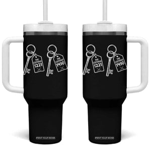 Room Numbers Team Hollanov Tumbler With Handle LGBT Romance Hockey Fan Im Coming To The Cottage TS10 One Size: 40 oz Black Print Your Wear