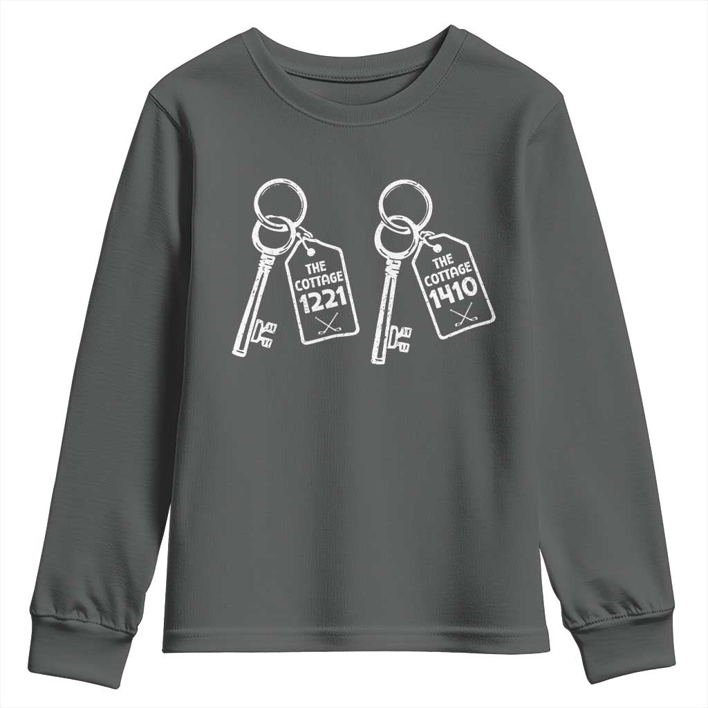 Room Numbers Team Hollanov Youth Sweatshirt LGBT Romance Hockey Fan Im Coming To The Cottage TS10 Dark Heather Print Your Wear