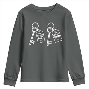 Room Numbers Team Hollanov Youth Sweatshirt LGBT Romance Hockey Fan Im Coming To The Cottage TS10 Dark Heather Print Your Wear