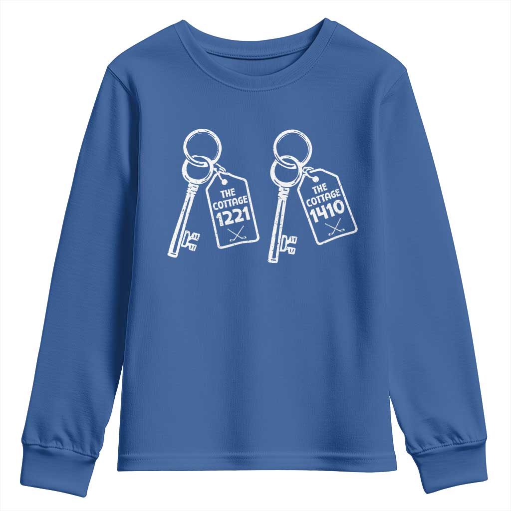 Room Numbers Team Hollanov Youth Sweatshirt LGBT Romance Hockey Fan Im Coming To The Cottage TS10 Royal Blue Print Your Wear