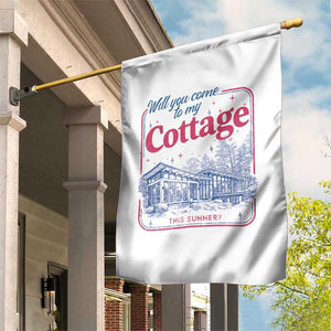 Will You Come To My Cottage This Summer Garden Flag LGBT Romance Hockey Fan TS10 Print Your Wear