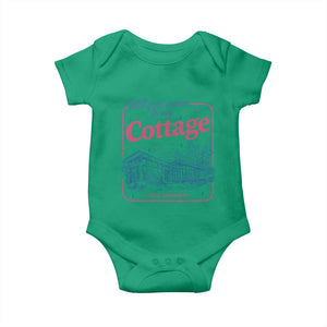 Will You Come To My Cottage This Summer Baby Onesie LGBT Romance Hockey Fan TS10 Irish Green Print Your Wear