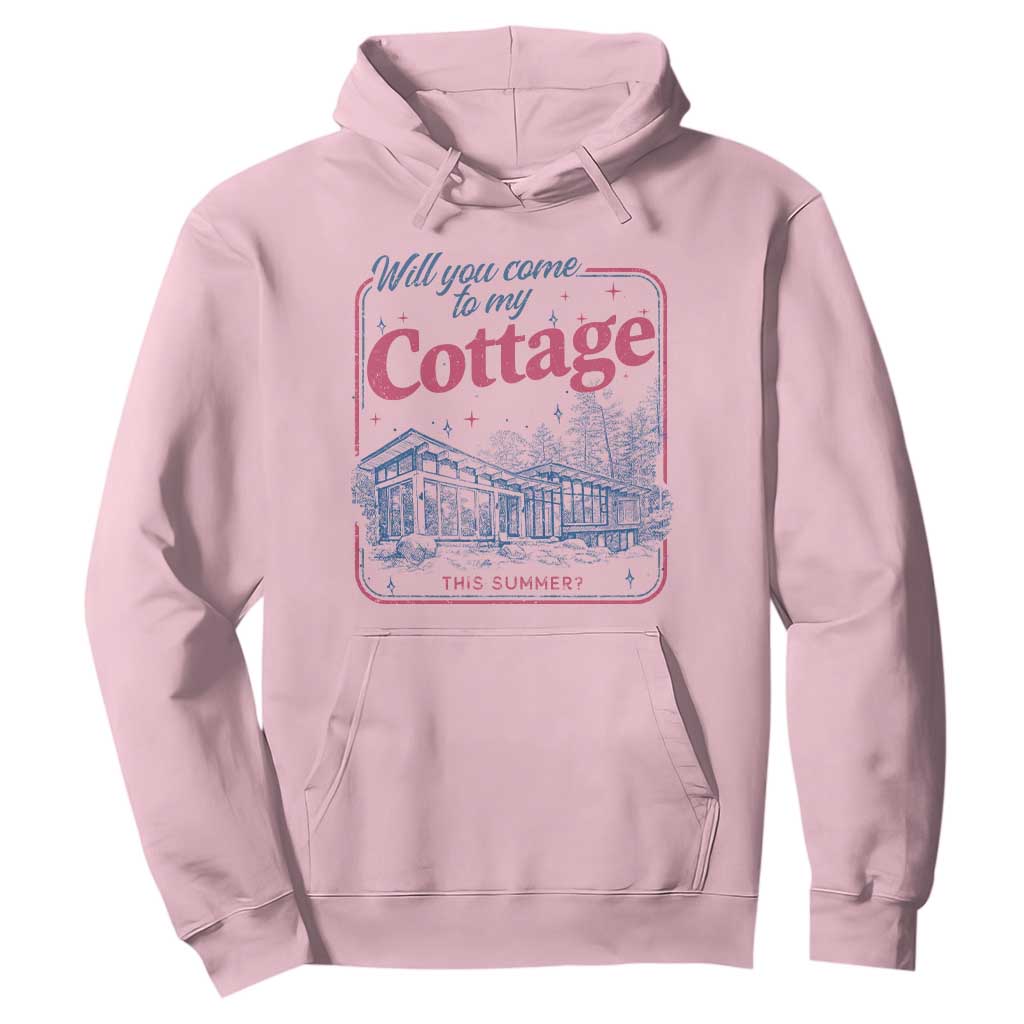 Will You Come To My Cottage This Summer Hoodie LGBT Romance Hockey Fan TS10 Light Pink Print Your Wear