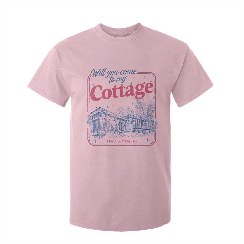 Will You Come To My Cottage This Summer T Shirt For Kid LGBT Romance Hockey Fan TS10 Light Pink Print Your Wear