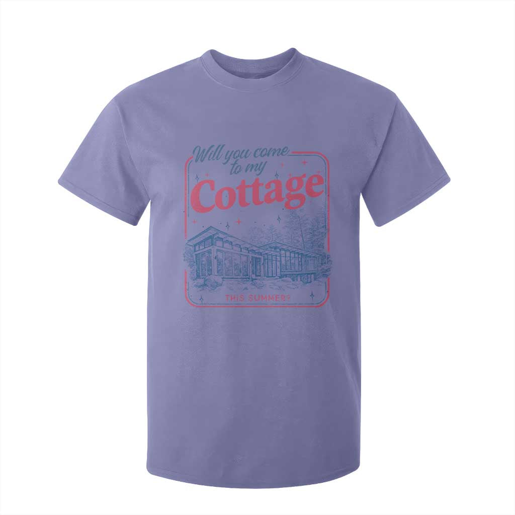 Will You Come To My Cottage This Summer T Shirt For Kid LGBT Romance Hockey Fan TS10 Violet Print Your Wear