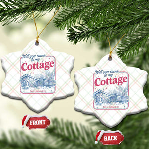 Will You Come To My Cottage This Summer Ceramic Ornament LGBT Romance Hockey Fan TS10 Print Your Wear