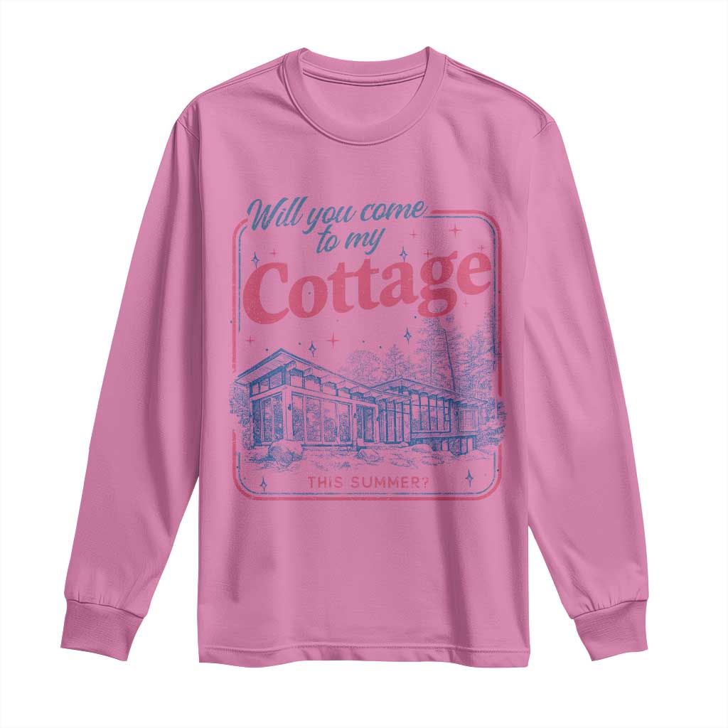 Will You Come To My Cottage This Summer Long Sleeve Shirt LGBT Romance Hockey Fan TS10 Azalea Print Your Wear