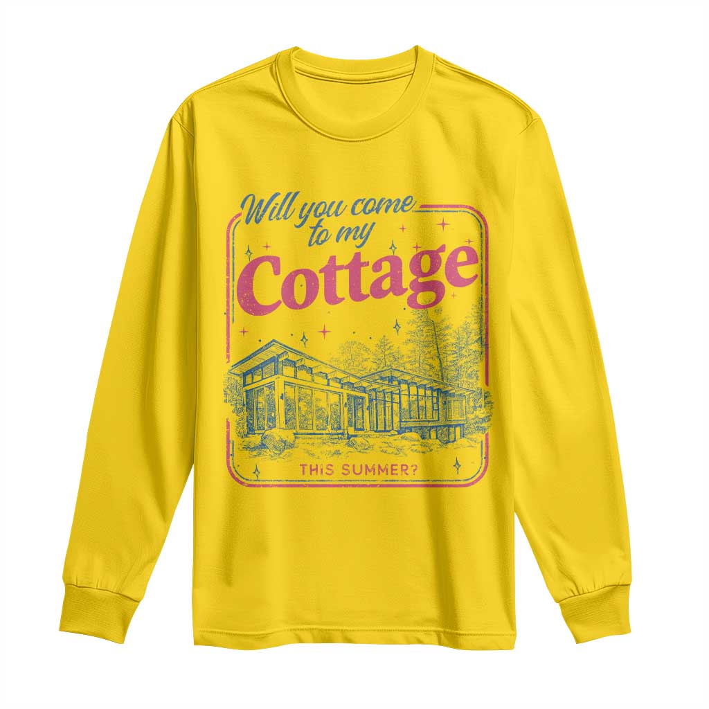 Will You Come To My Cottage This Summer Long Sleeve Shirt LGBT Romance Hockey Fan TS10 Daisy Print Your Wear