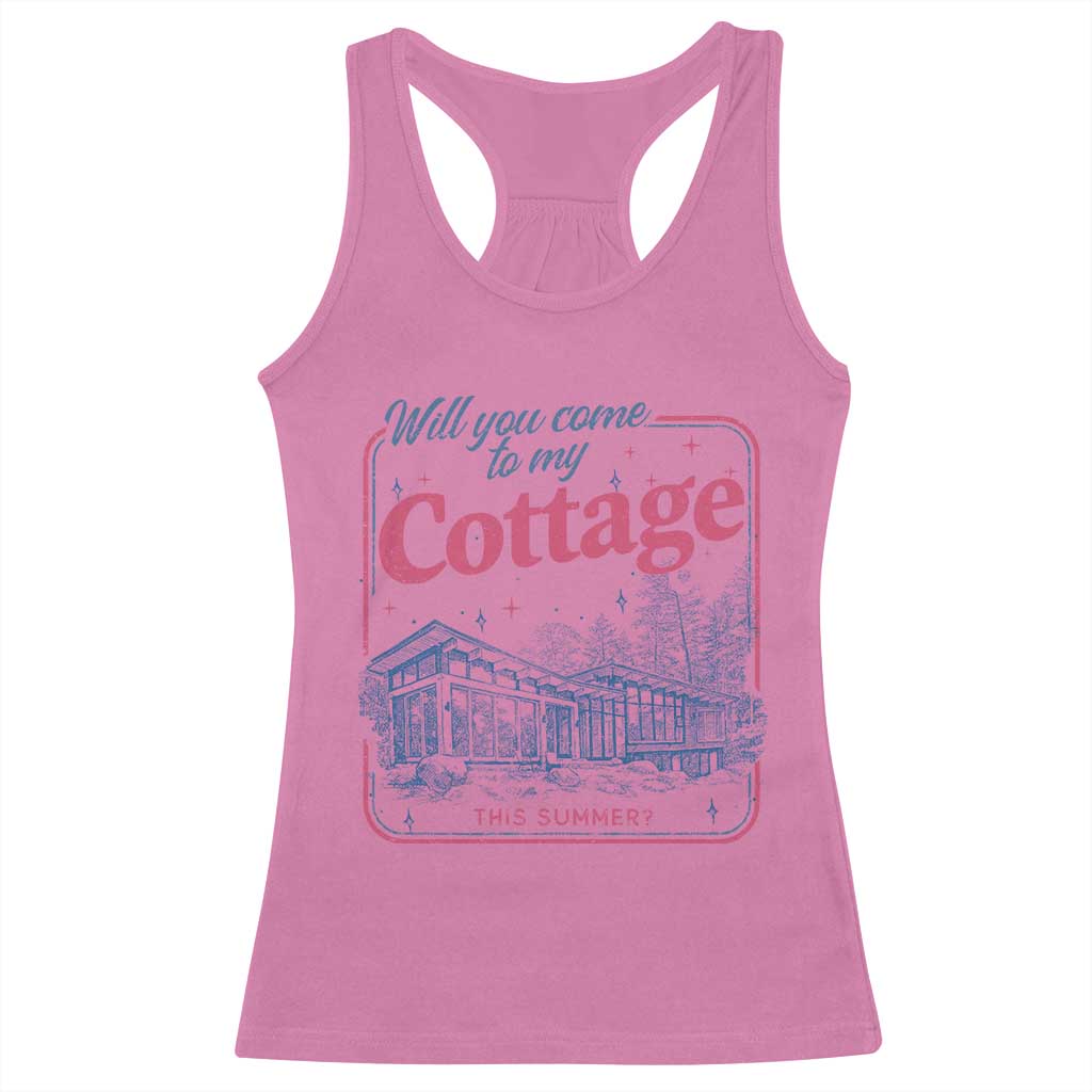 Will You Come To My Cottage This Summer Racerback Tank Top LGBT Romance Hockey Fan TS10 Azalea Print Your Wear
