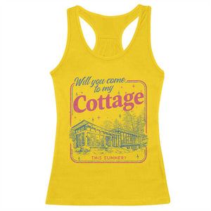Will You Come To My Cottage This Summer Racerback Tank Top LGBT Romance Hockey Fan TS10 Daisy Print Your Wear