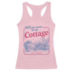 Will You Come To My Cottage This Summer Racerback Tank Top LGBT Romance Hockey Fan TS10 Light Pink Print Your Wear