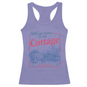 Will You Come To My Cottage This Summer Racerback Tank Top LGBT Romance Hockey Fan TS10 Violet Print Your Wear