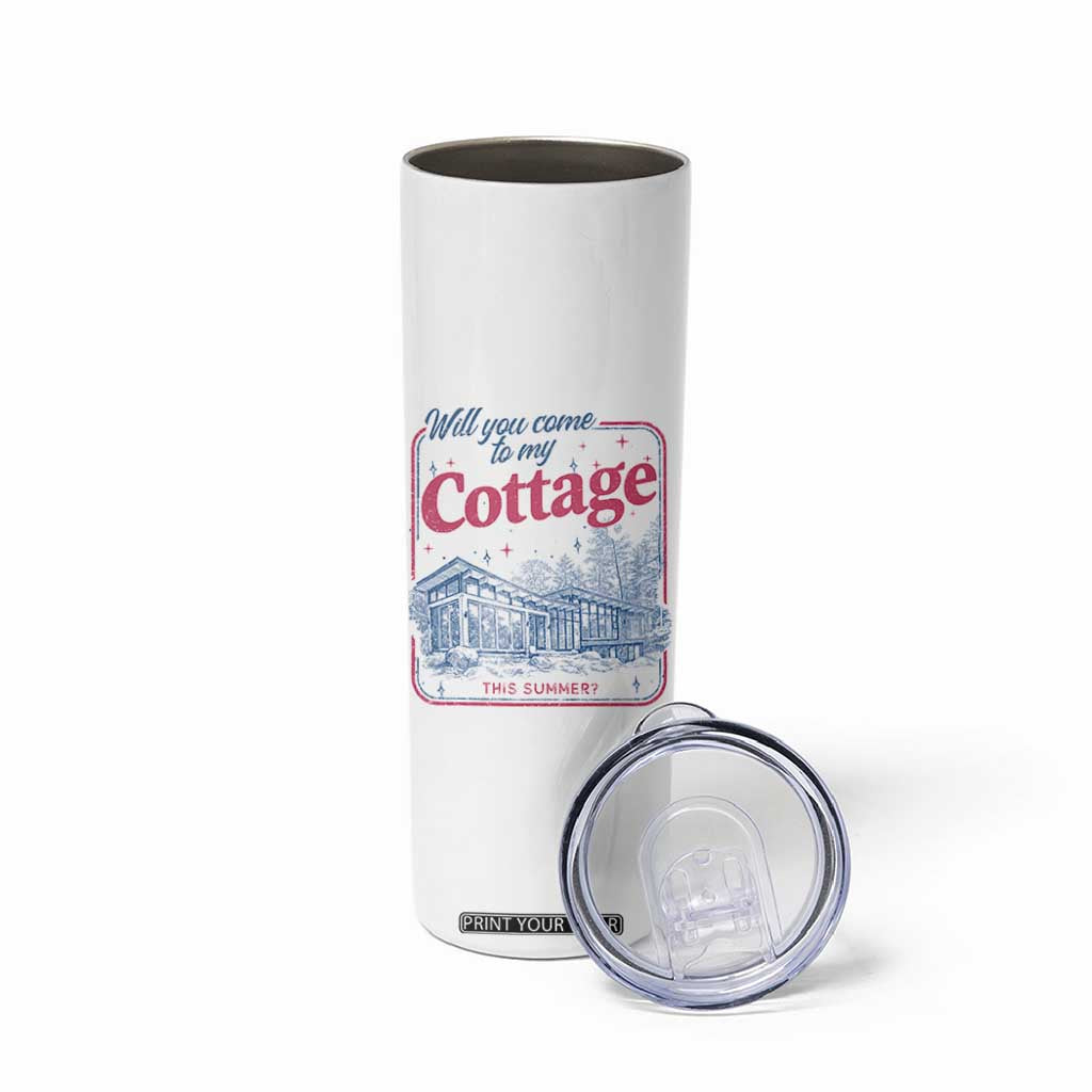 Will You Come To My Cottage This Summer Skinny Tumbler LGBT Romance Hockey Fan TS10 Print Your Wear