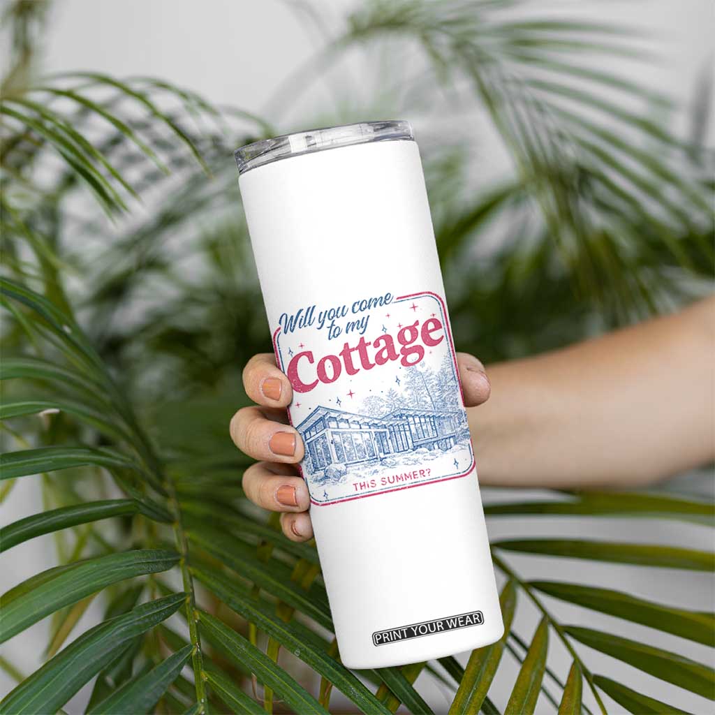 Will You Come To My Cottage This Summer Skinny Tumbler LGBT Romance Hockey Fan TS10 Print Your Wear