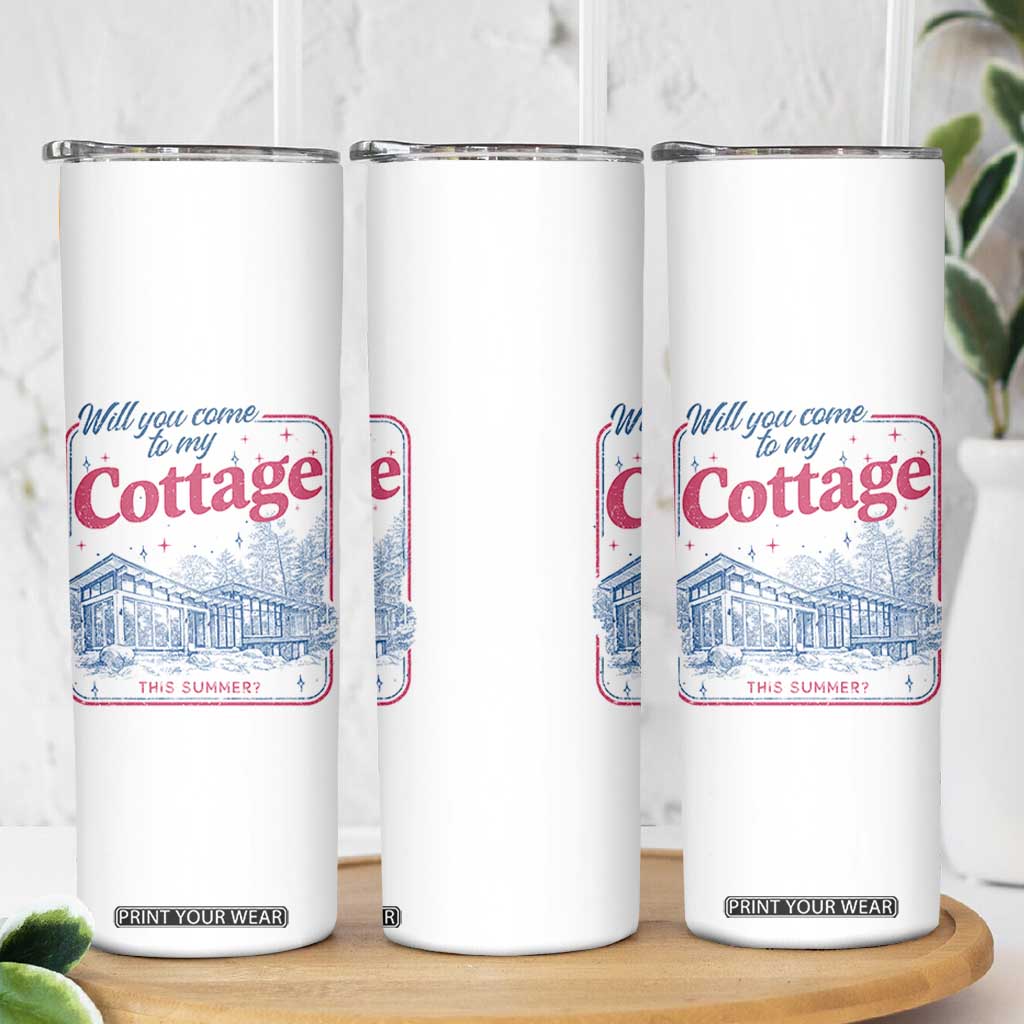 Will You Come To My Cottage This Summer Skinny Tumbler LGBT Romance Hockey Fan TS10 Print Your Wear