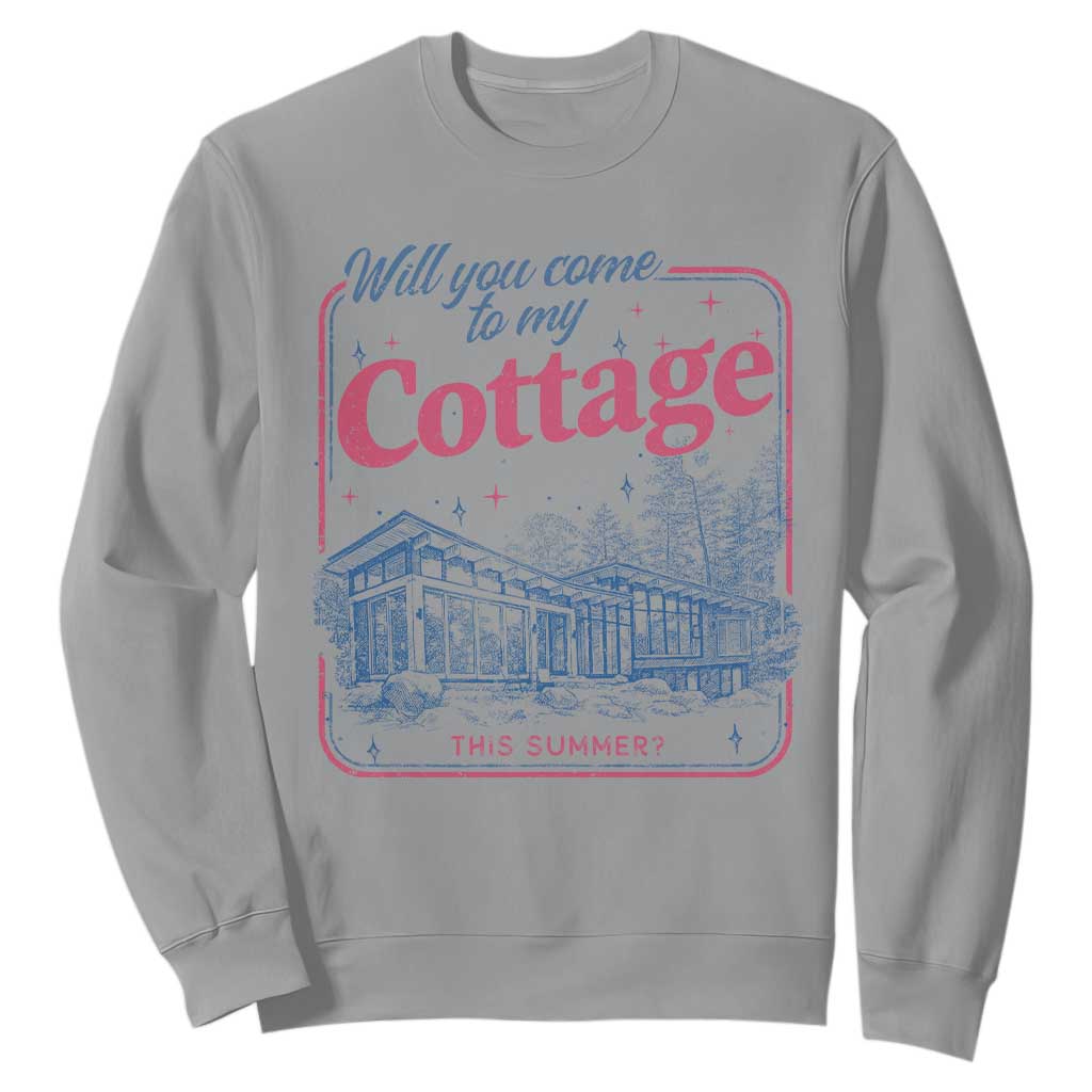 Will You Come To My Cottage This Summer Sweatshirt LGBT Romance Hockey Fan TS10 Sport Gray Print Your Wear