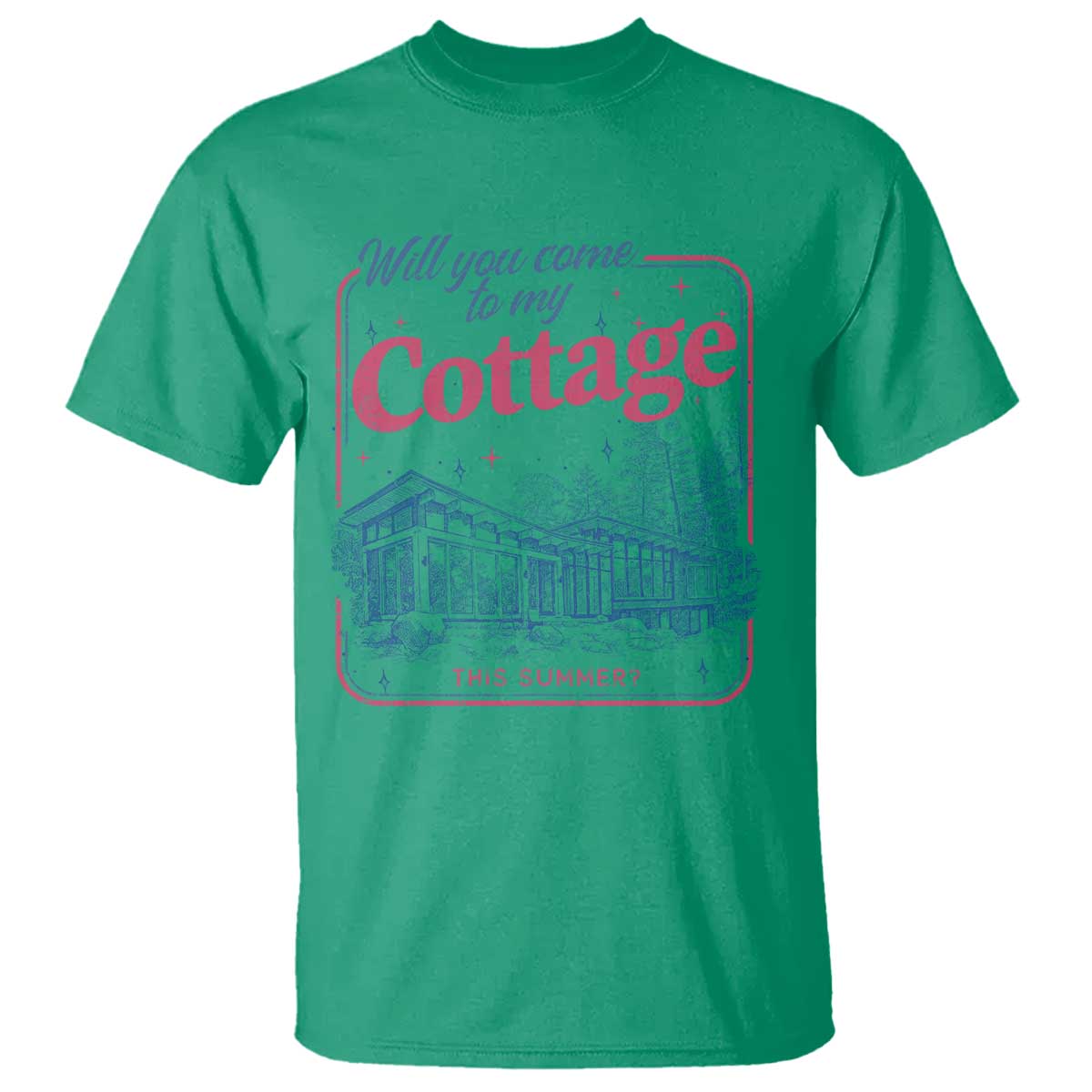 Will You Come To My Cottage This Summer T Shirt LGBT Romance Hockey Fan TS10 Irish Green Print Your Wear