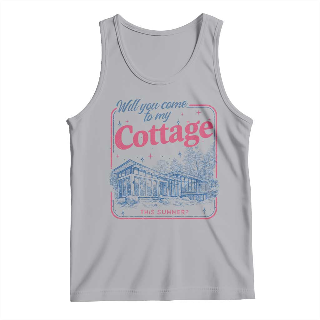 Will You Come To My Cottage This Summer Tank Top LGBT Romance Hockey Fan TS10 Athletic Heather Print Your Wear