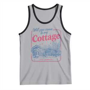 Will You Come To My Cottage This Summer Tank Top LGBT Romance Hockey Fan TS10 Athletic Heather Black Print Your Wear