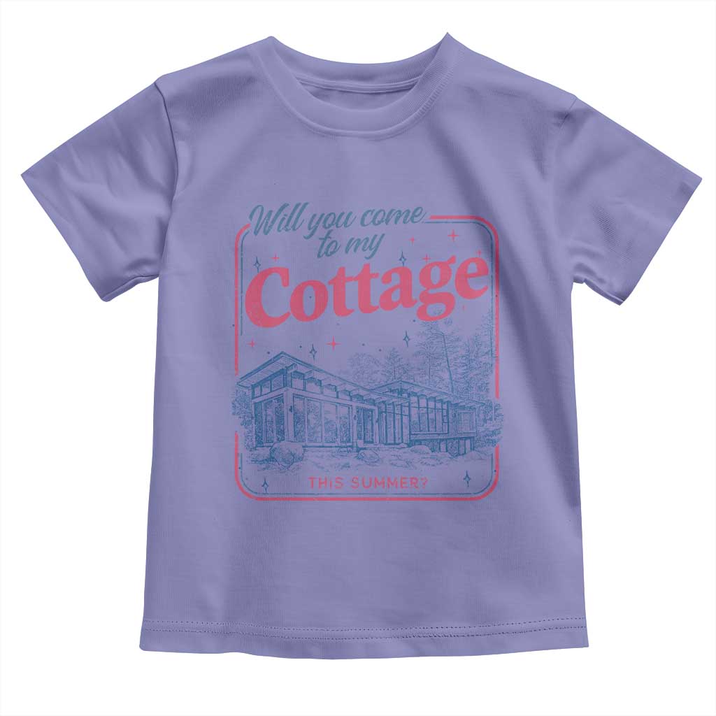 Will You Come To My Cottage This Summer Toddler T Shirt LGBT Romance Hockey Fan TS10 Violet Print Your Wear