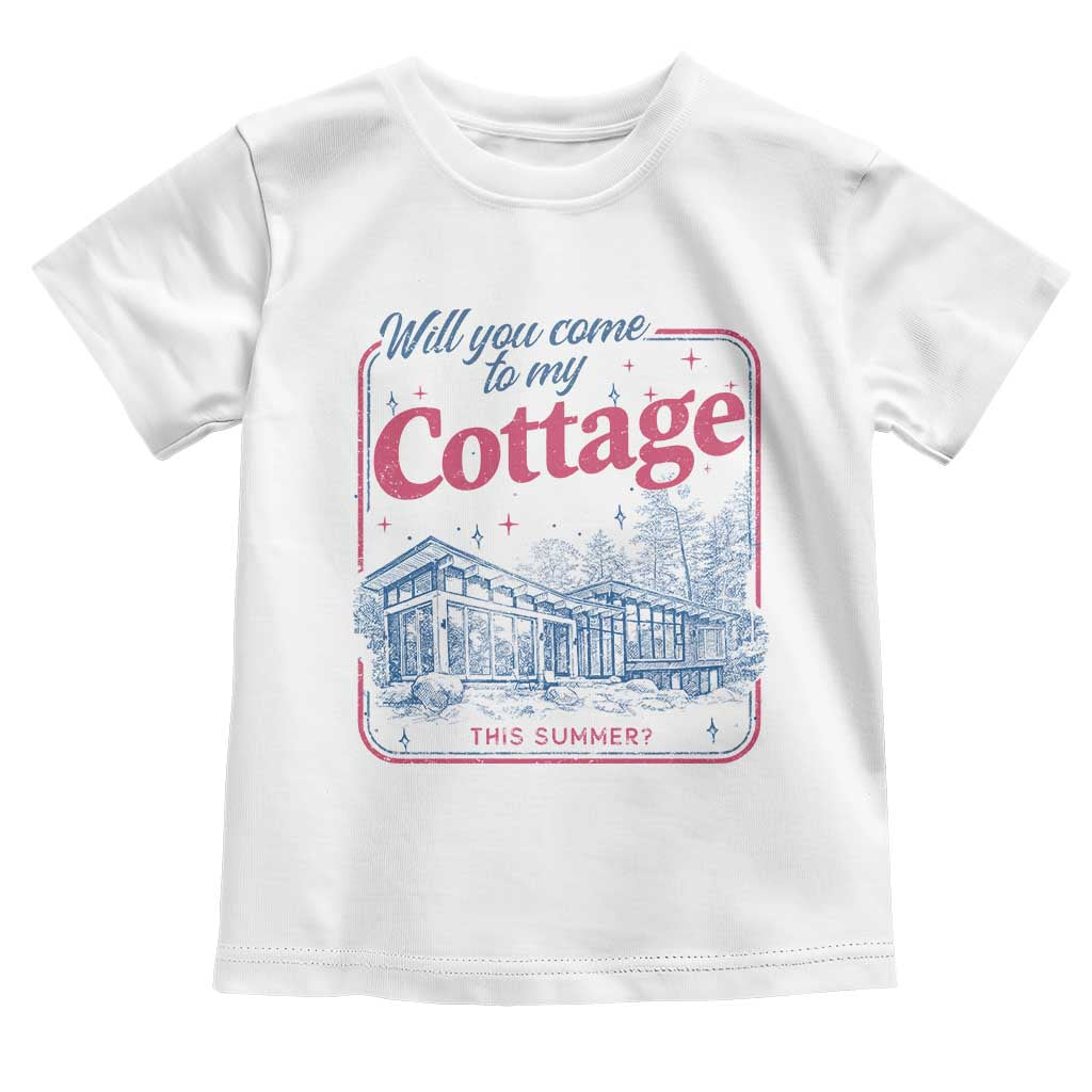 Will You Come To My Cottage This Summer Toddler T Shirt LGBT Romance Hockey Fan TS10 White Print Your Wear