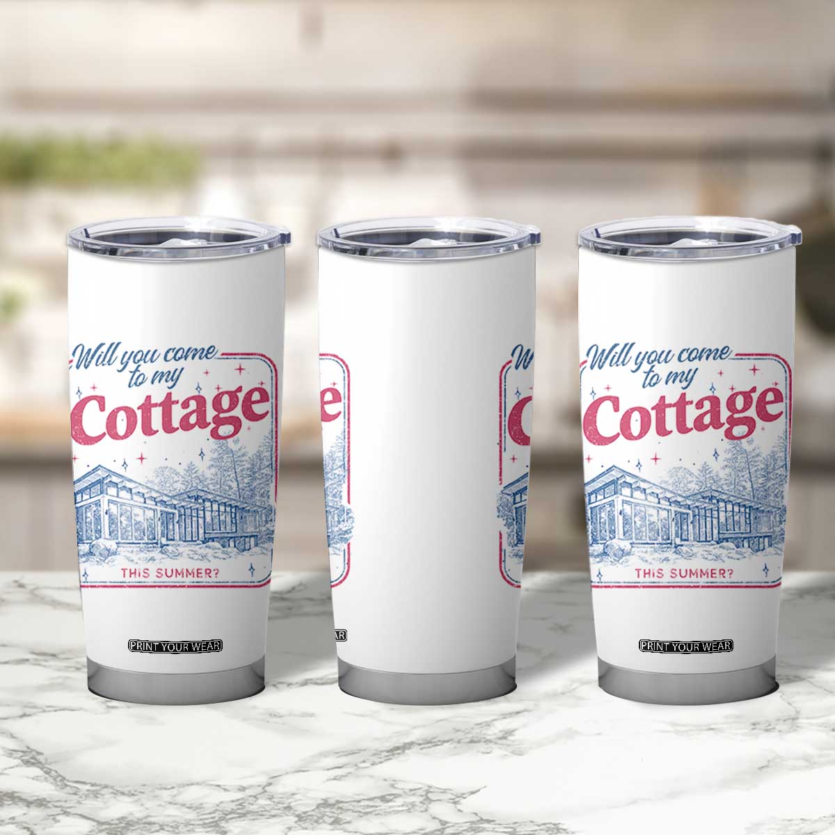 Will You Come To My Cottage This Summer Tumbler Cup LGBT Romance Hockey Fan TS10 Print Your Wear