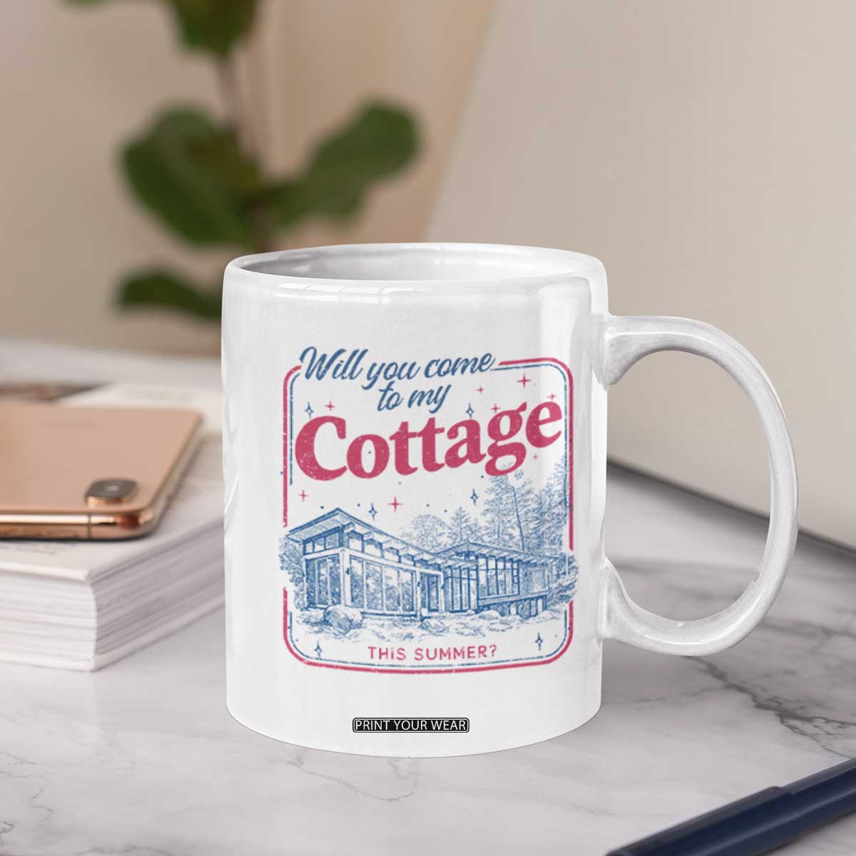 Will You Come To My Cottage This Summer Coffee Mug LGBT Romance Hockey Fan TS10 Print Your Wear