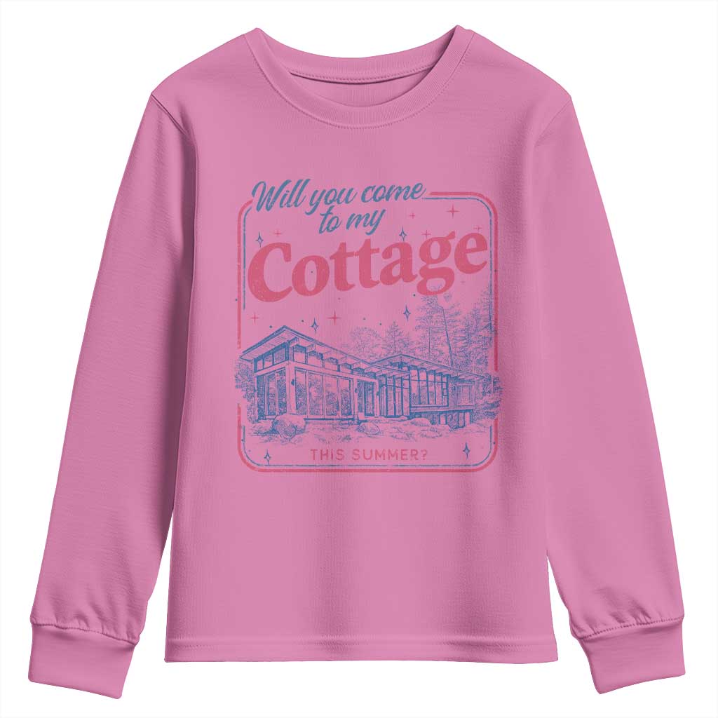 Will You Come To My Cottage This Summer Youth Sweatshirt LGBT Romance Hockey Fan TS10 Azalea Print Your Wear