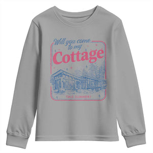 Will You Come To My Cottage This Summer Youth Sweatshirt LGBT Romance Hockey Fan TS10 Sport Gray Print Your Wear