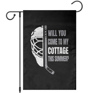 Will You Come To My Cottage This Summer Garden Flag Retro LGBT Romance Hockey Fan TS10 Black Print Your Wear