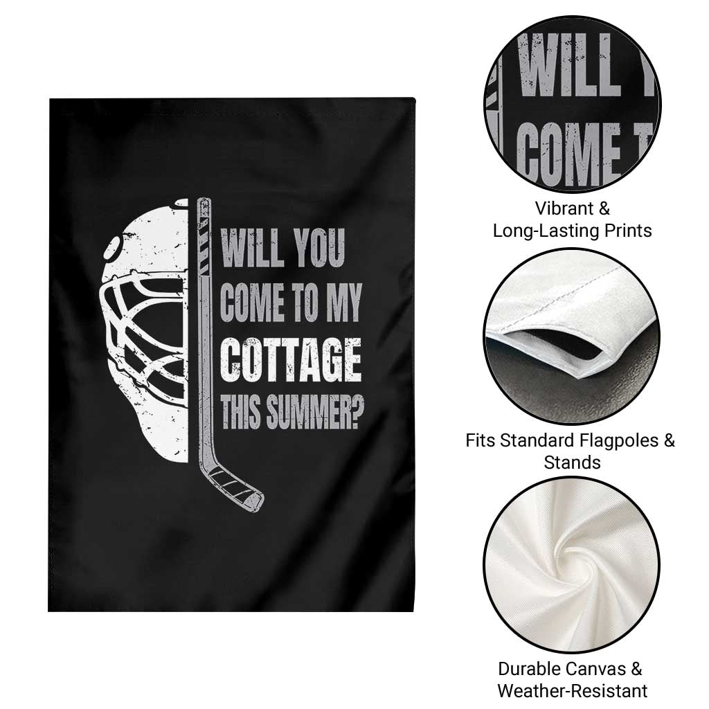 Will You Come To My Cottage This Summer Garden Flag Retro LGBT Romance Hockey Fan TS10 Print Your Wear