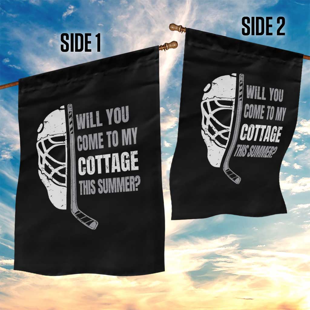 Will You Come To My Cottage This Summer Garden Flag Retro LGBT Romance Hockey Fan TS10 Print Your Wear