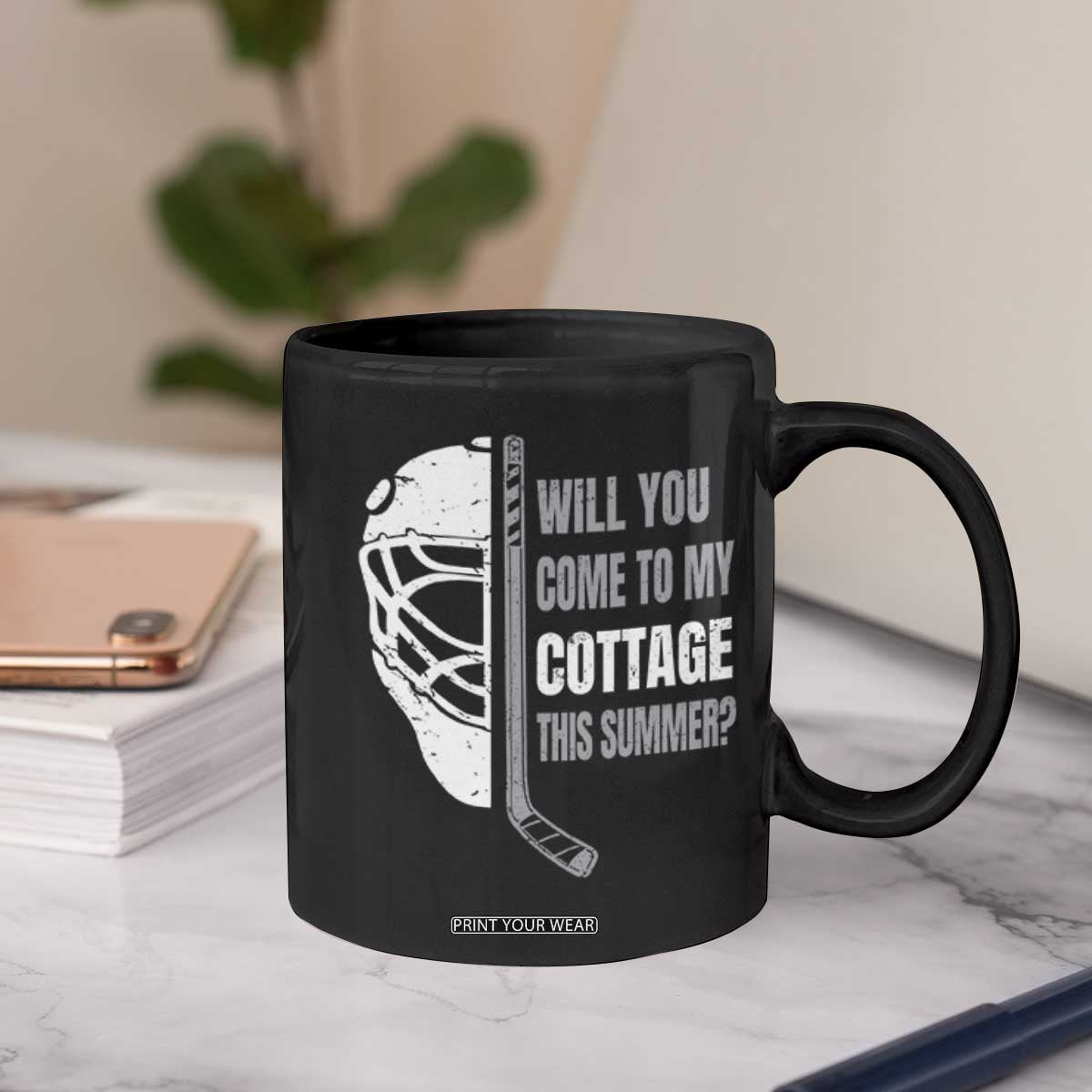 Will You Come To My Cottage This Summer Coffee Mug Retro LGBT Romance Hockey Fan TS10 Print Your Wear