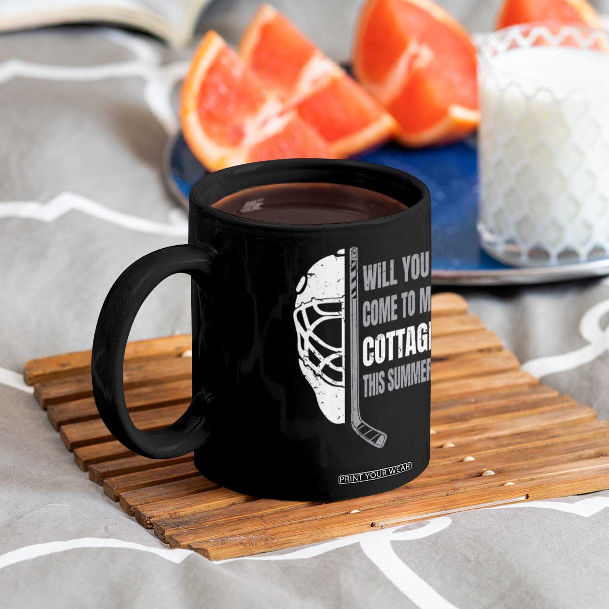 Will You Come To My Cottage This Summer Coffee Mug Retro LGBT Romance Hockey Fan TS10 Print Your Wear