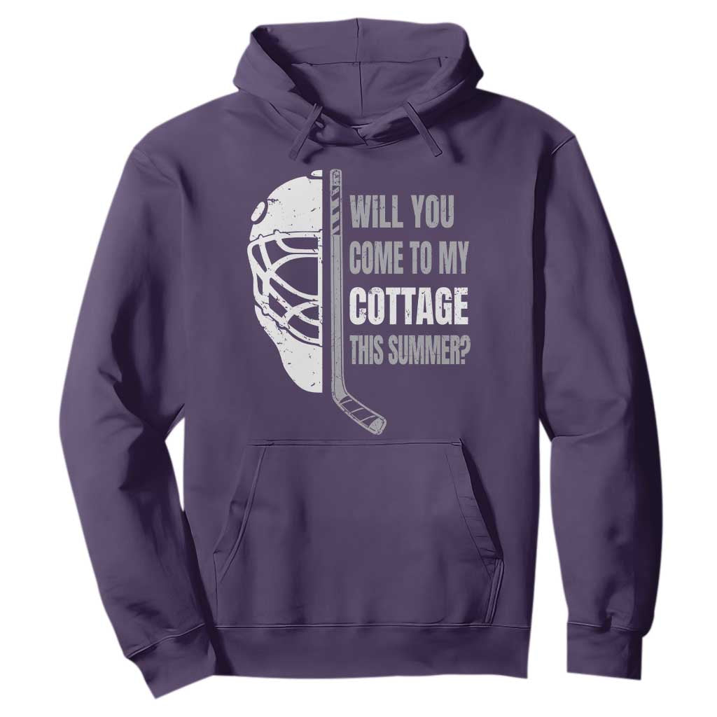 Will You Come To My Cottage This Summer Hoodie Retro LGBT Romance Hockey Fan TS10 Purple Print Your Wear