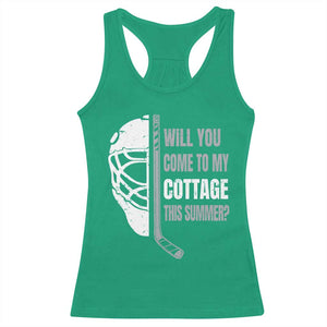 Will You Come To My Cottage This Summer Racerback Tank Top Retro LGBT Romance Hockey Fan TS10 Irish Green Print Your Wear