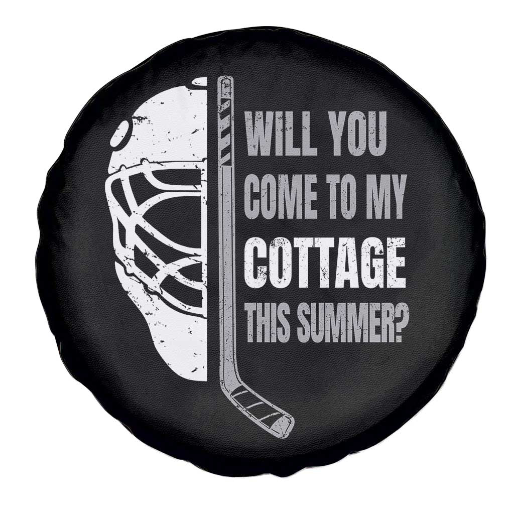 Will You Come To My Cottage This Summer Spare Tire Cover Retro LGBT Romance Hockey Fan TS10 Print Your Wear