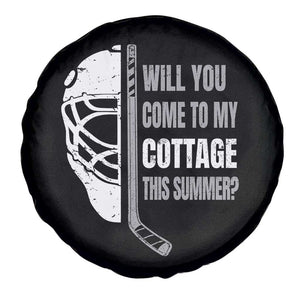 Will You Come To My Cottage This Summer Spare Tire Cover Retro LGBT Romance Hockey Fan TS10 Print Your Wear