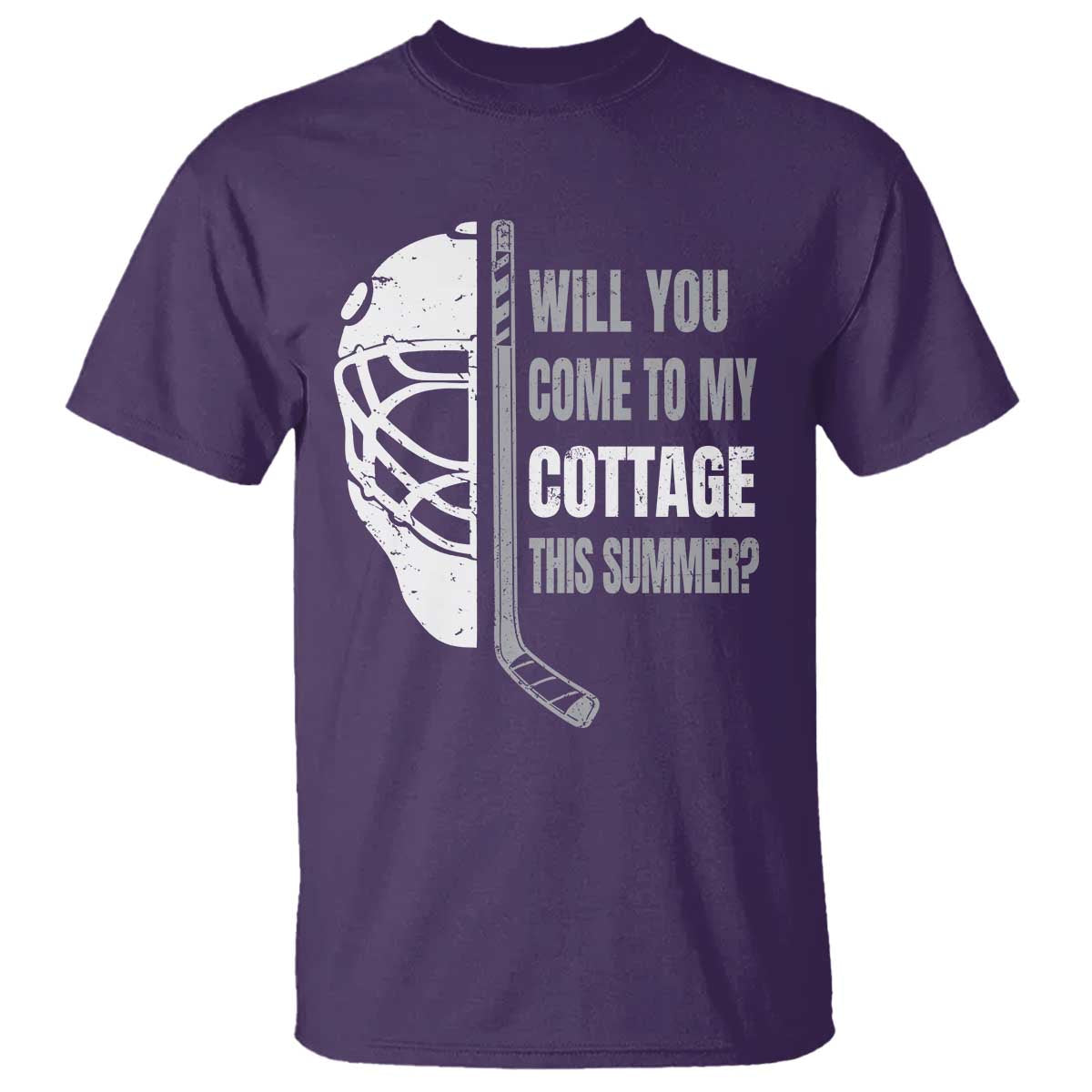 Will You Come To My Cottage This Summer T Shirt Retro LGBT Romance Hockey Fan TS10 Purple Print Your Wear